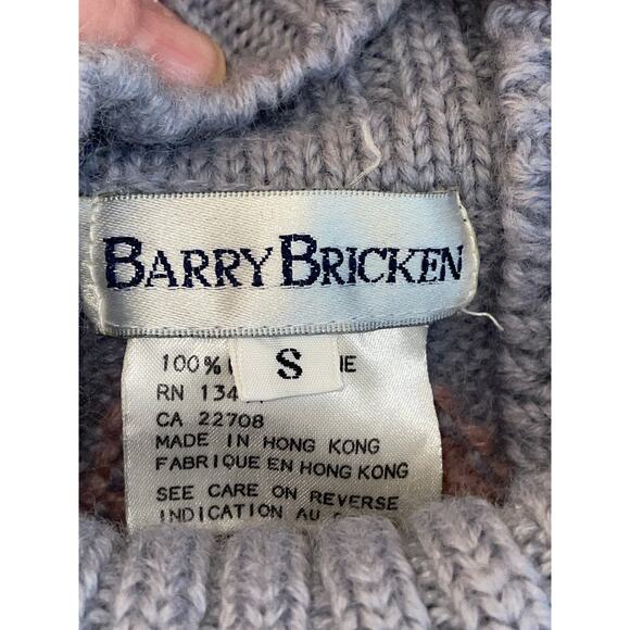 Vintage‎ Barry Bricken 100% Wool Sweater - Women's Size S - Very Soft! - Picture 4 of 8